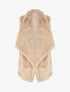 Veste sans manches en fausse fourrure - Taupe - 4