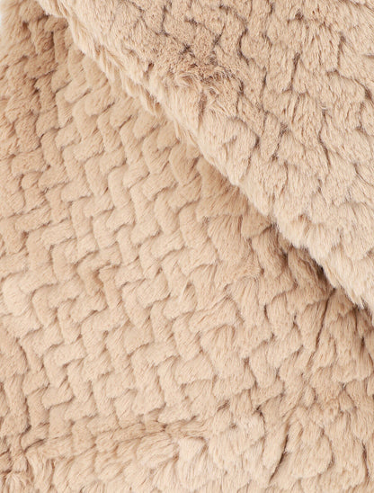 Veste sans manches en fausse fourrure - Taupe - 3