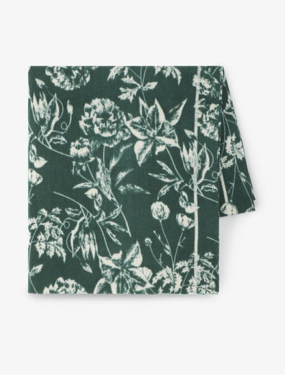 Echarpe à motif floral - Vert - 2