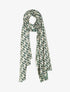 Foulard à imprimé graphique irisé - Vert - 1