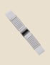 Ceinture élastiquée style acordéon - Argent - 1