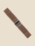 Ceinture élastiquée style acordéon - Marron - 2