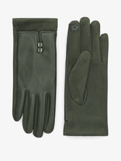 Gants unis bi-matière - Kaki - 2
