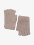 Mitaines unies en fausse fourrure - Taupe - 1
