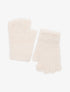 Mitaines unies en fausse fourrure - Beige - 1