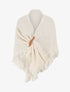 Châle uni en maille - Beige - 1