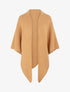 Châle triangulaire en maille - Camel - 1
