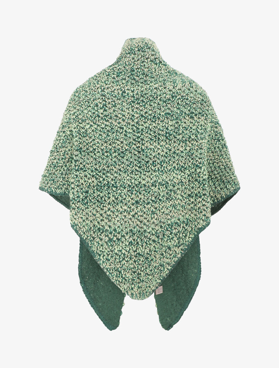 Châle uni reversible - Vert - 2