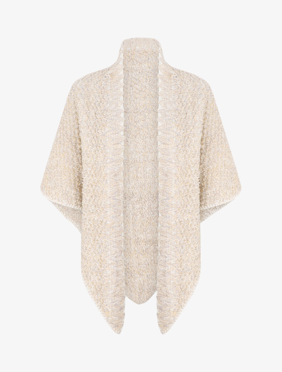 Châle uni reversible - Beige - 1