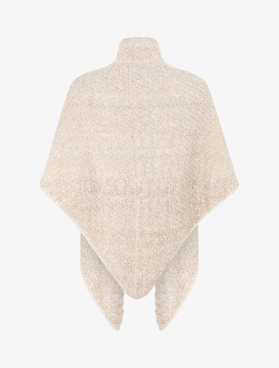 Châle uni reversible - Beige - 2
