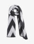 Echarpe motif zigzag - Noir - 4