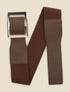 Ceinture élastiquée à boucle interlock - Marron - 2