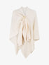 Châle uni en maille côtelée - Beige - 1