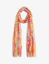 Foulard à imprimé fantaisie - Jaune - 1