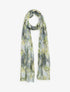 Foulard à imprimé abstrait irisé - Vert clair - 1
