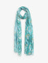 Foulard à imprimé abstrait irisé - Vert d&