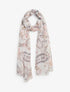 Foulard imprimé cachemire - Beige - 1