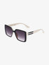 Lunettes de soleil carrés - Beige - 1