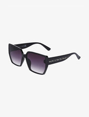 Lunettes de soleil carrés oversize - Noir - 1