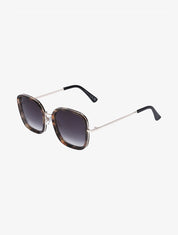 Lunettes de soleil forme carrée - Marron clair - 3
