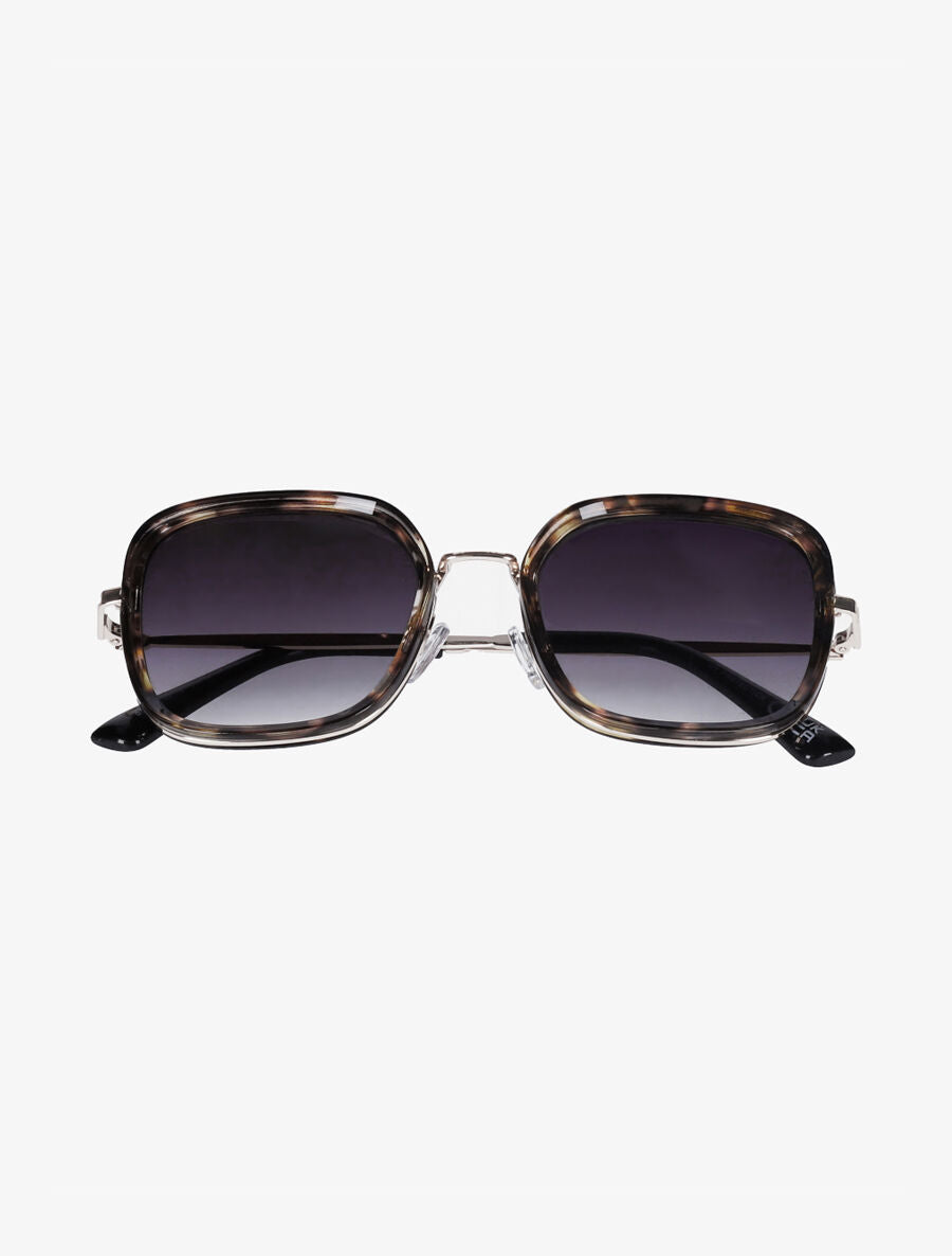Lunettes de soleil forme carrée - Marron clair - 2