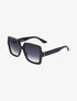 Lunettes de soleil carrées - Noir - 1