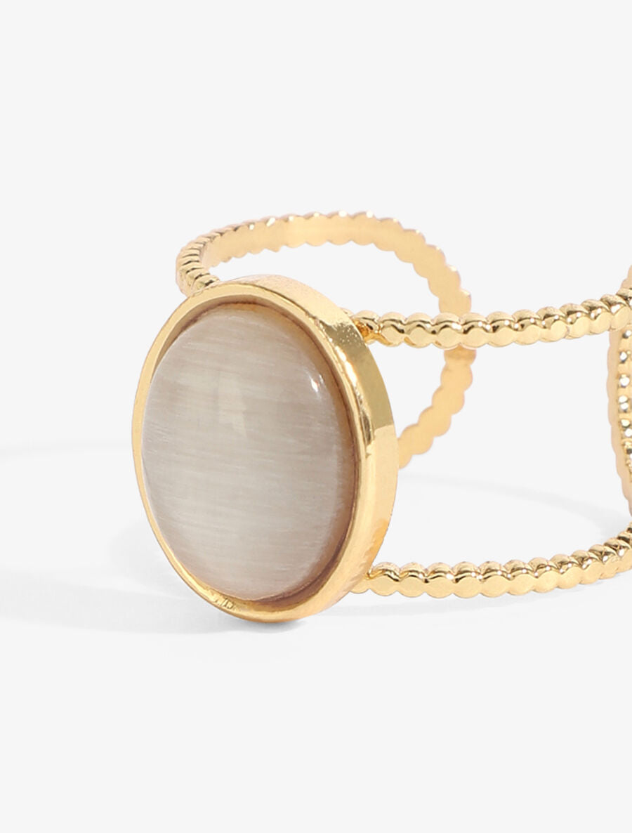 Bague sertie d&