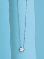 Collier à fleur - Blanc - 1