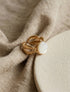Bague à motif coquillages ornée d&
