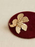 Bague grande fleur - Or - 1