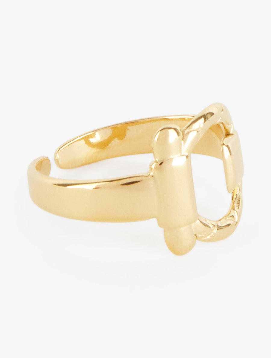 Bague boucle ajustable - Or - 2