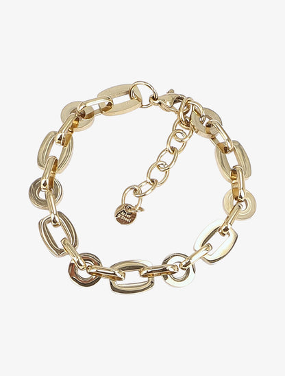 Bracelet en maille jaseron - Or - 2