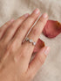 Bague Taille ajustable à étoiles strassées - Argent - 1