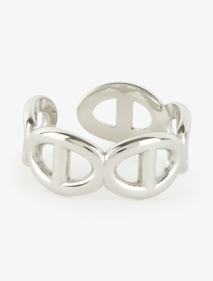 Bague à maillons marins - Argent - 2