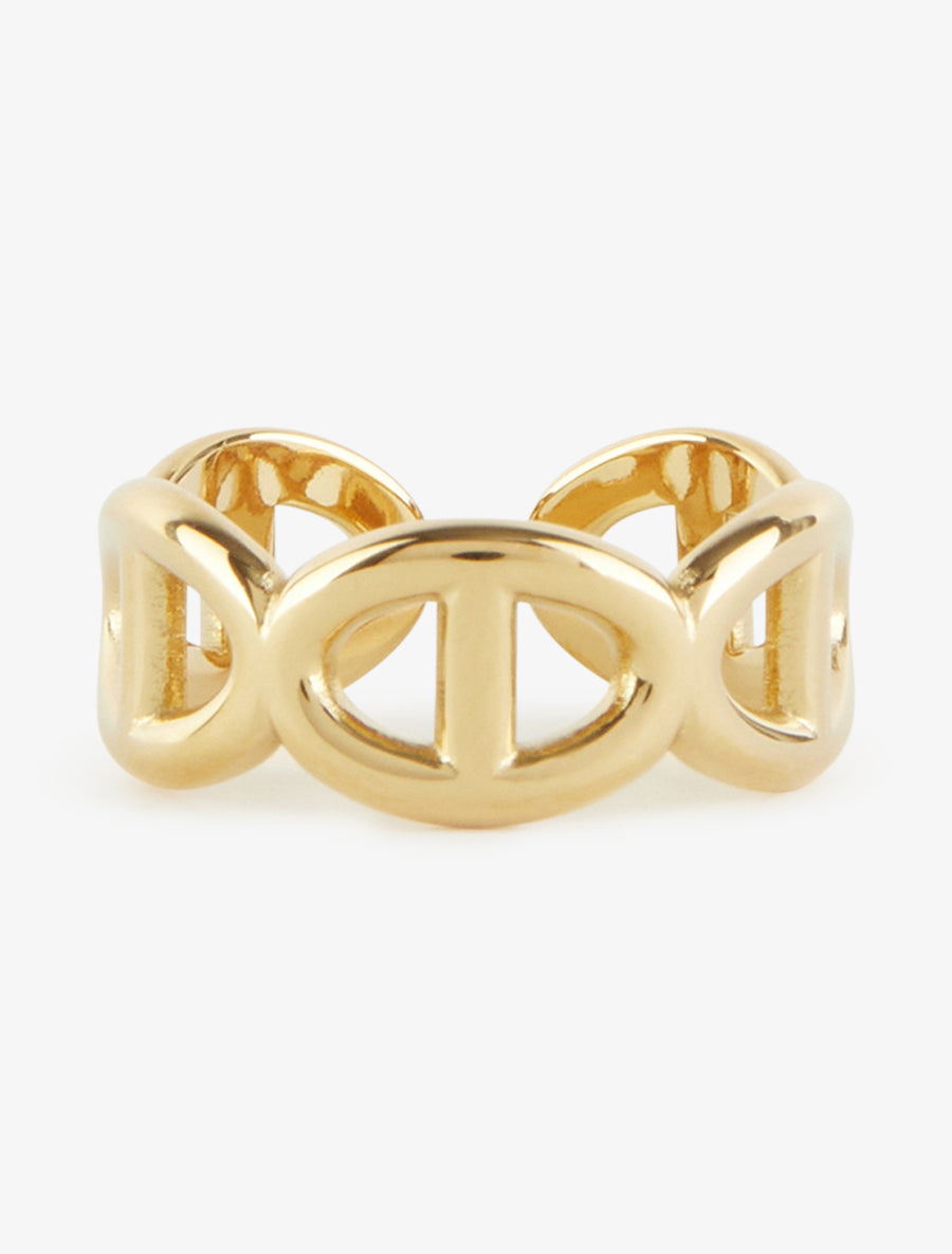 Bague à maillons marins - Or - 3