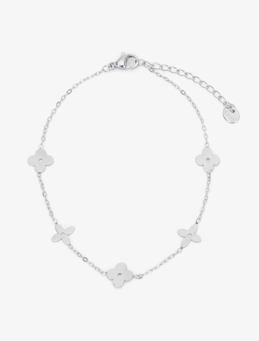 Bracelet à motif pâquerettes - Argent - 2