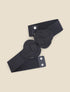 Ceinture irisée à boucles style noeud marin - Noir - 1