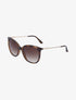 Lunettes de soleil wayfarer - Marron/or - 2