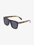 Lunettes de soleil carrées - Noir/leopard - 2