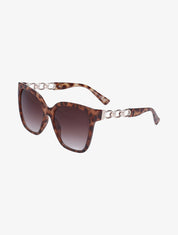 Lunettes cat eye oversize - Léopard - 2