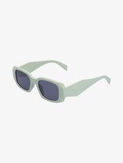 Lunettes rectangulaires à branches texturées - Vert - 2