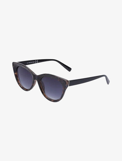 Lunettes cat eye à verres semi opaques - Léopard - 1