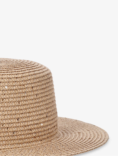 Canotier à sequins - Sable - 2