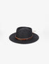 Canotier à galon en simili style aztèque - Noir - 1