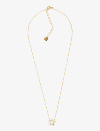 Collier à pendentif étoile - Or - 2