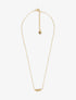 Collier à pendentif feuille de laurier - Or - 3