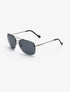 Lunettes de soleil aviateurs à monture invisible - Noir - 2