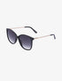Lunettes oversize branches stylisées - Noir - 2