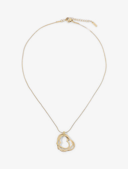 Collier à pendentif trois coeurs - Or - 1
