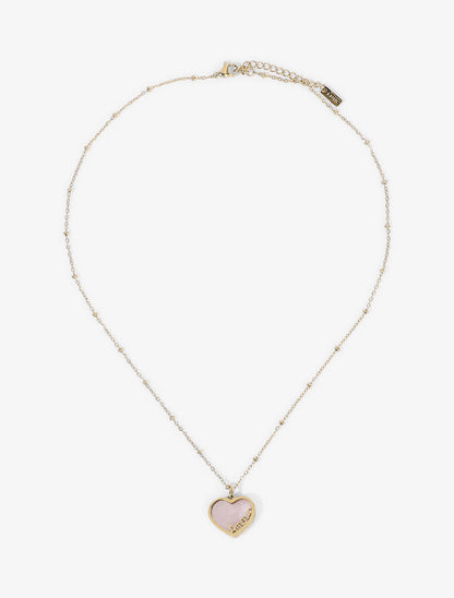 Collier à pendentif coeur orné d&